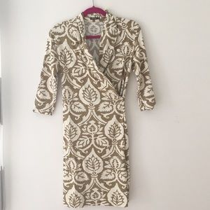 EUC XS J.McLaughlin 3/4 faux wrap dress!